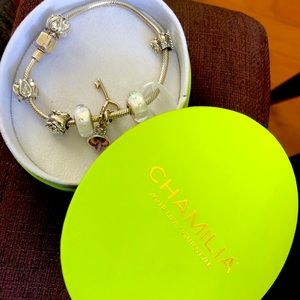Charmilia NWT Sterling Silver charm bracelet